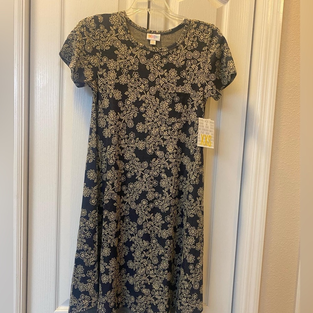 NWT LuLaRoe XXS Carly Dress - 9040